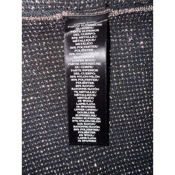 NWT Ann Taylor Holiday Metallic Knit Sleeveless Sweater Dress XL Sparkle Party - Picture 8 of 8